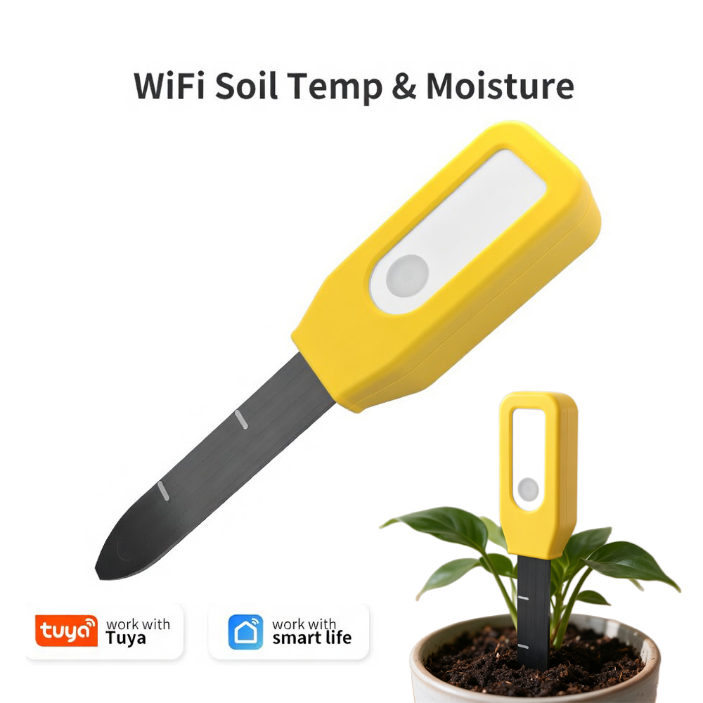 Home Automation Ideas - YFK Tuya WiFi Bodentemperatur- und Feuchtigkeitssensor