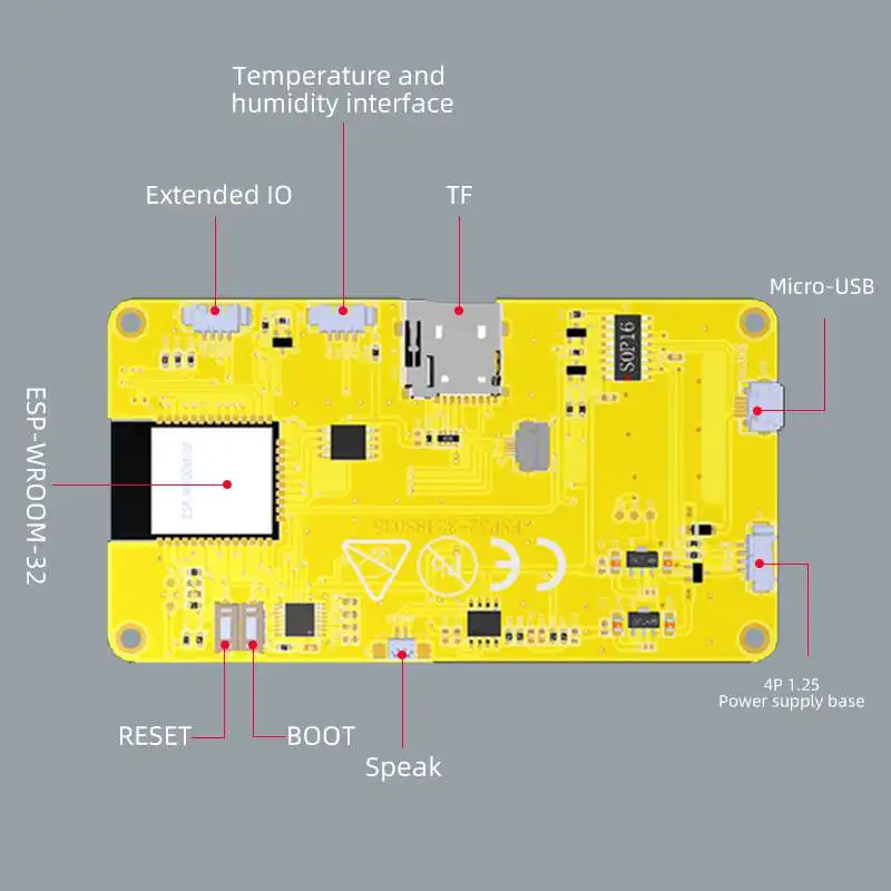 Home Automation Arduino - ESP32-3248S035 3,5 Zoll Smart LCD-Displaymodul 320x480